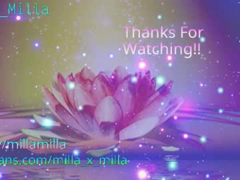 milla_milla webcam chaturbate model stream image