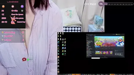 CryKuro_ webcam model stream image