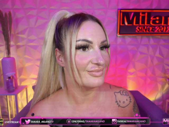 TamaraMilano webcam model stream image