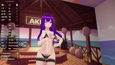 AkiraVixent webcam model stream image