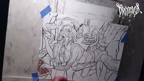 DrenchedArt webcam model stream image