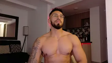 tony_muscle webcam model stream image