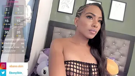 EbonySkin webcam model stream image