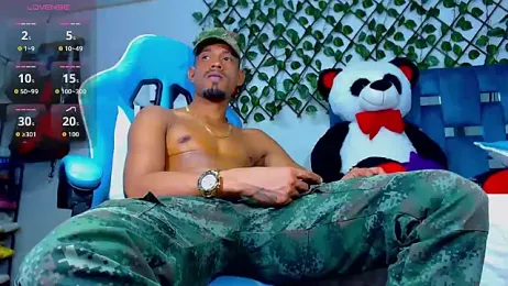 black_latin23cm webcam model stream image